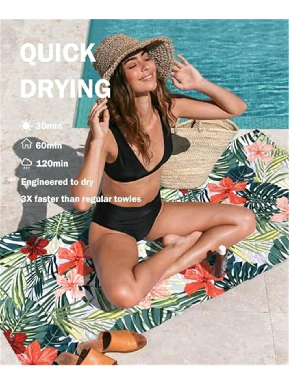 Sand Free Beach Towel Large Oversized Beach Towel Sandproof 70x35 Big